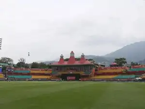 Cricket stadium view during IPL match impacted by Ind Pak tensions