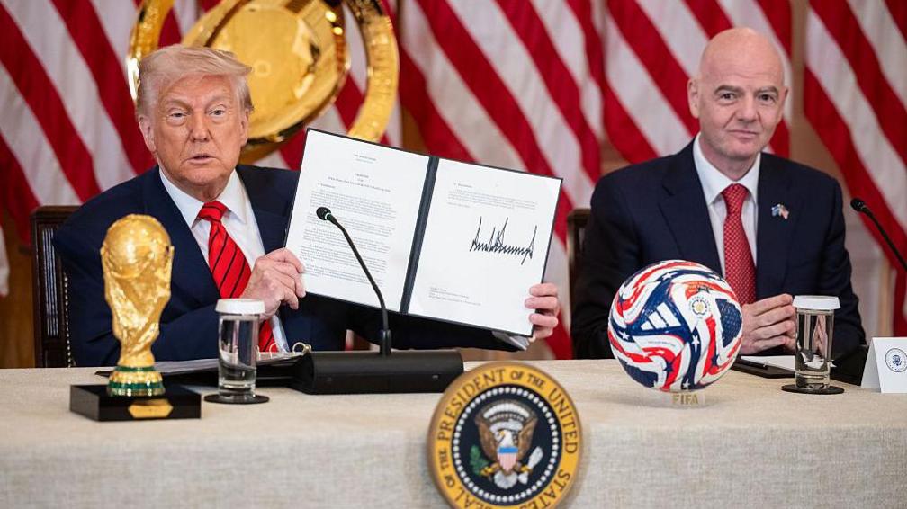 President Trump discusses Russia Ukraine war and World Cup talks