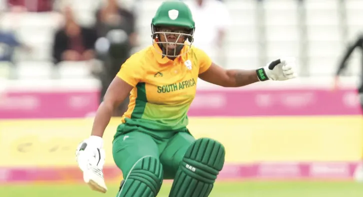 Sri Lanka Women vs South Africa Women action in the ODI Tri-Series. SL W vs SA W teams in focus.