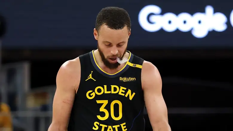 Golden State Warriors star in action