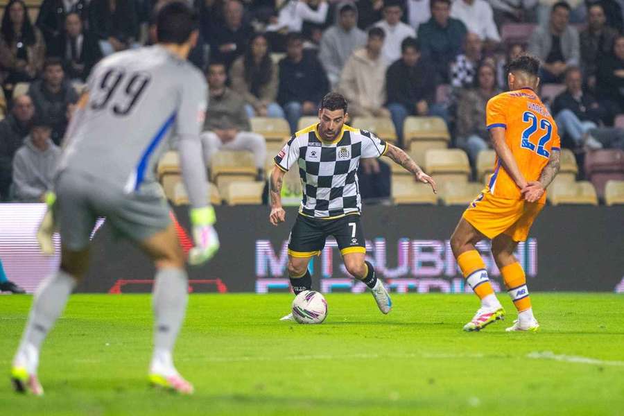 Momento do confronto entre Boavista e Porto na Liga Portugal