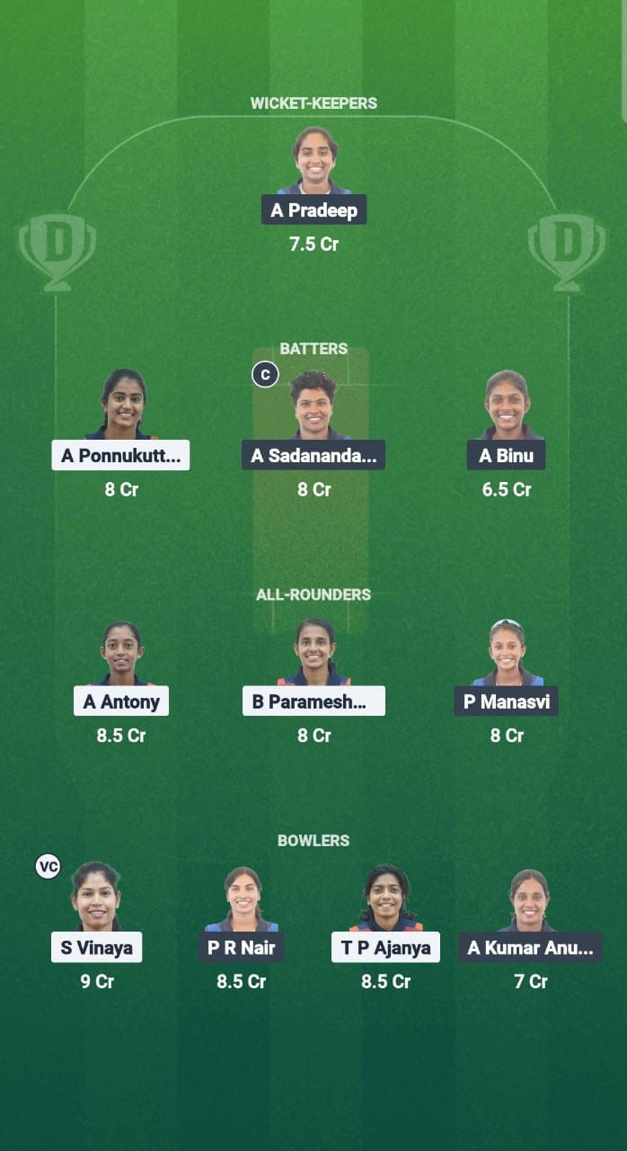Kerala T20 Women's Challenger Trophy: Action-packed match in 2025