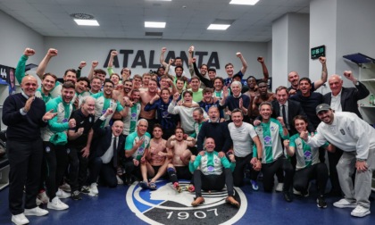 Azione durante Atalanta-Roma, campionato Serie A