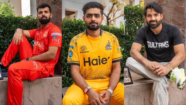 Players celebrating in HBL PSL match
