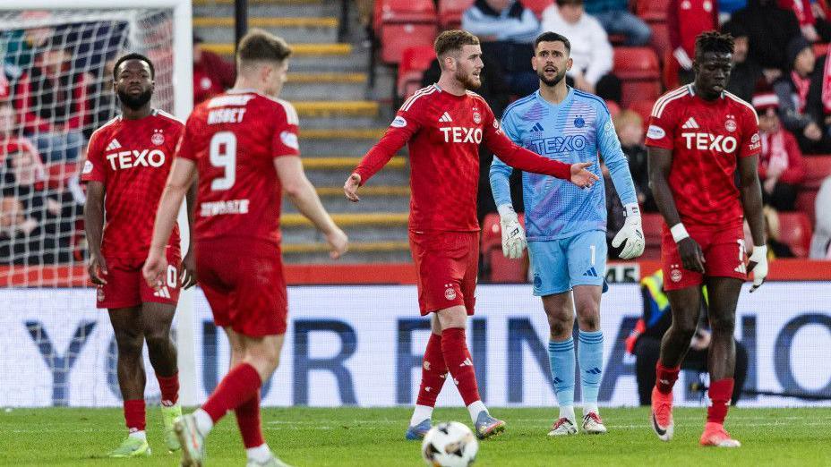 Aberdeen vs Celtic action, Scottish Premiership