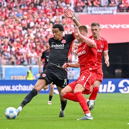 Spielszene SC Freiburg vs Eintracht Frankfurt