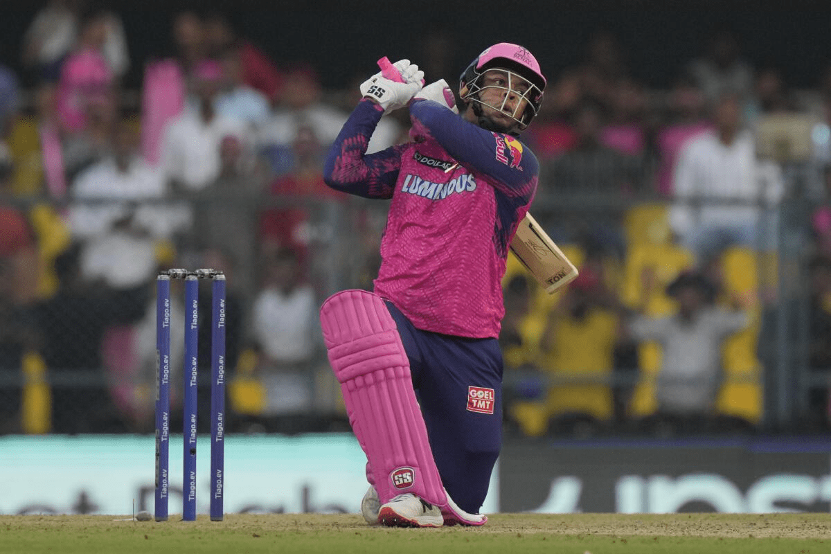 Azmatullah Omarzai celebrating a crucial wicket for Punjab Kings in IPL 2025