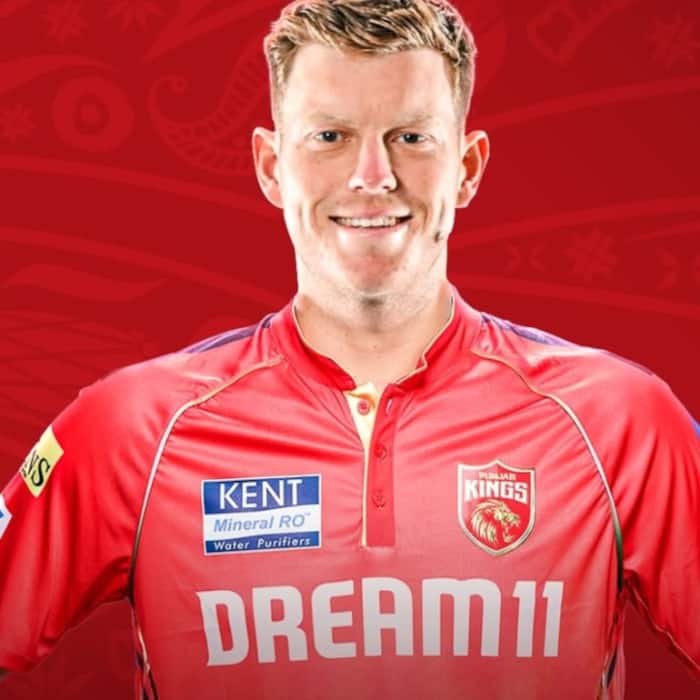 Mitchell Owen celebrating with Punjab Kings in IPL 2025
