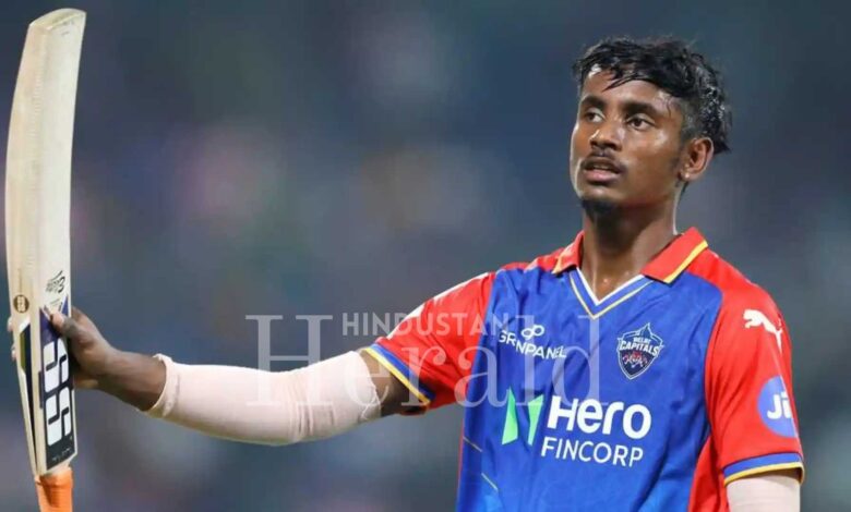 Sai Kishore bowling for Gujarat Titans in IPL 2025