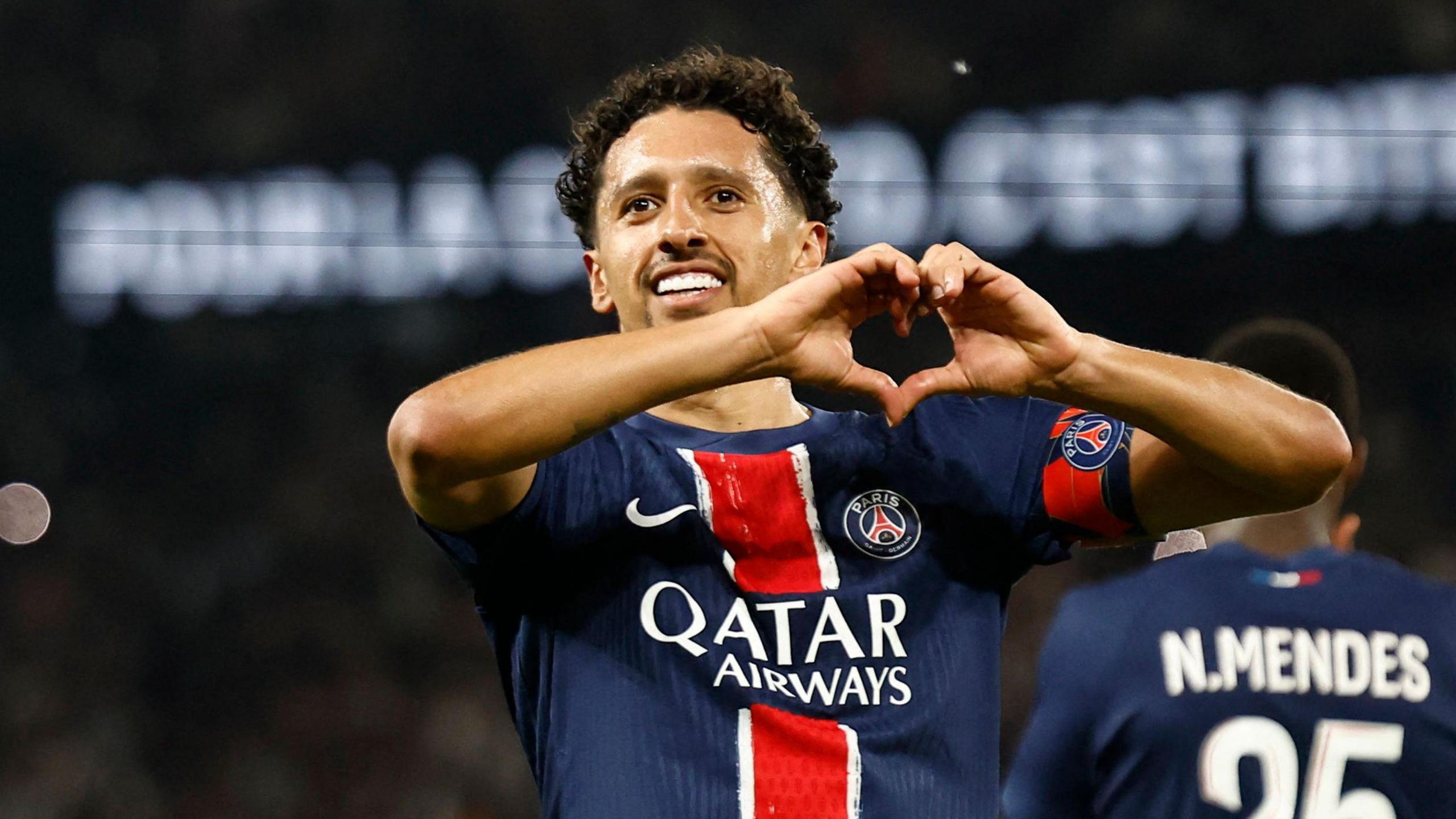 PSG vs AJ Auxerre Ligue 1 match action