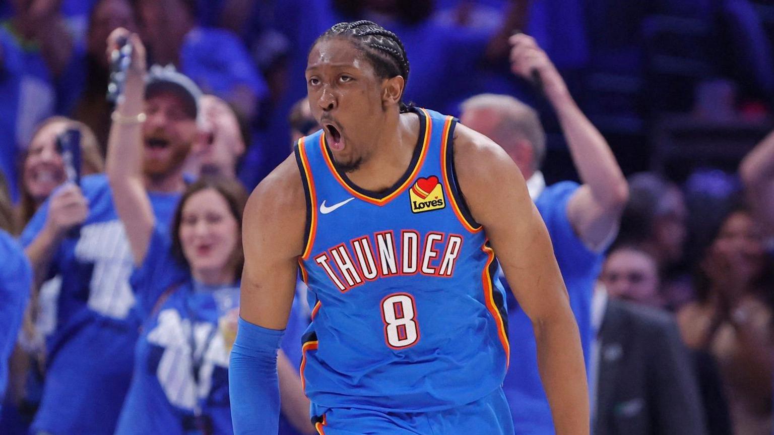 Thunder vs Nuggets Game 7 action