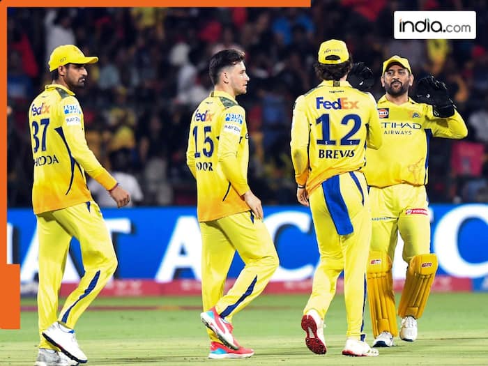 CSK vs RR rivalry action during IPL 2025