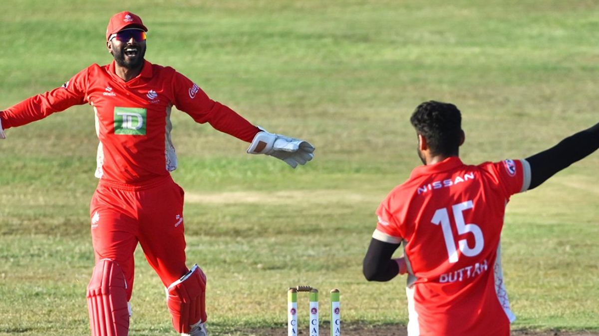Oman vs Canada ICC CWC League 2 action
