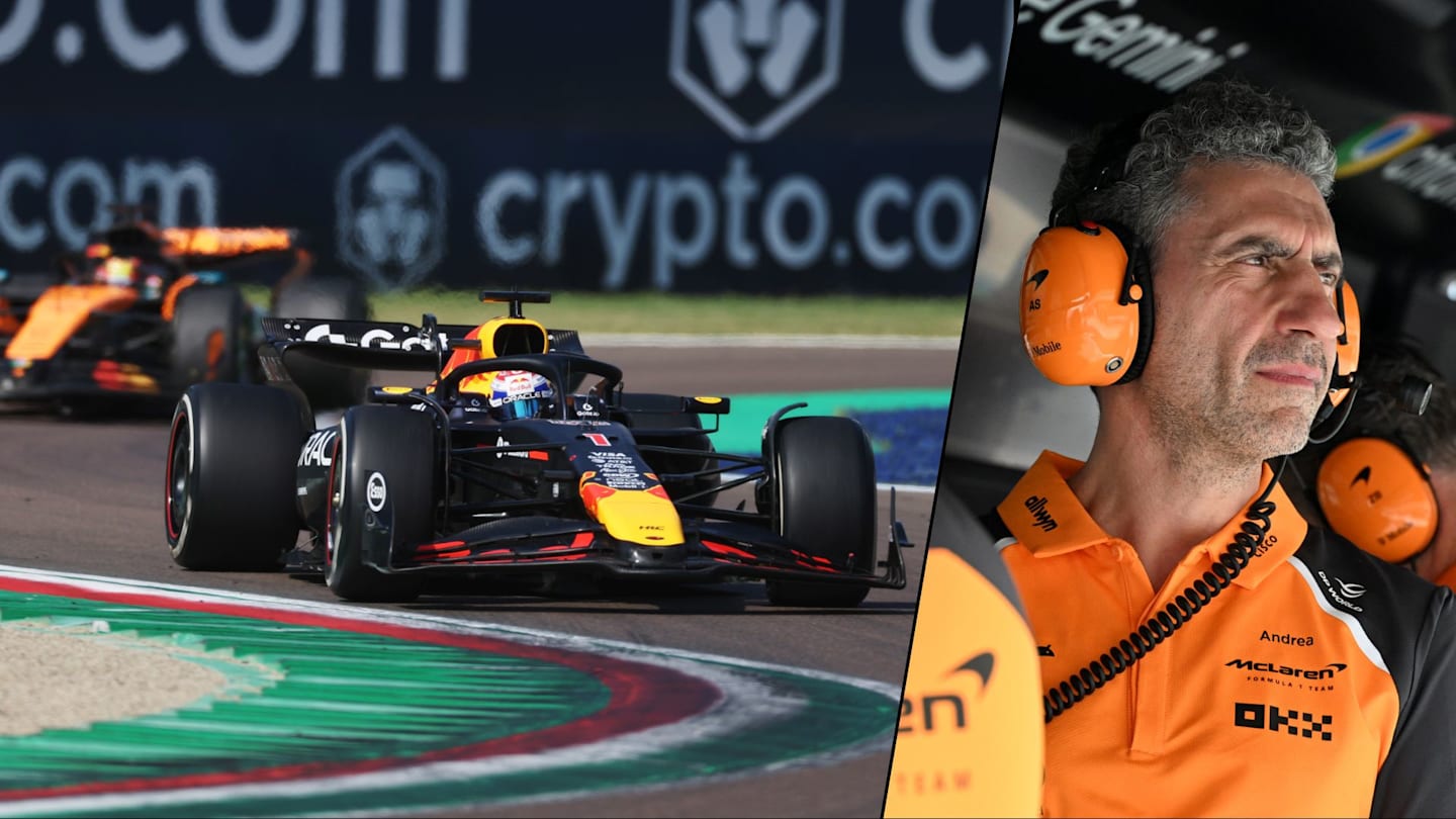 Oscar Piastri on track for McLaren at Imola Grand Prix