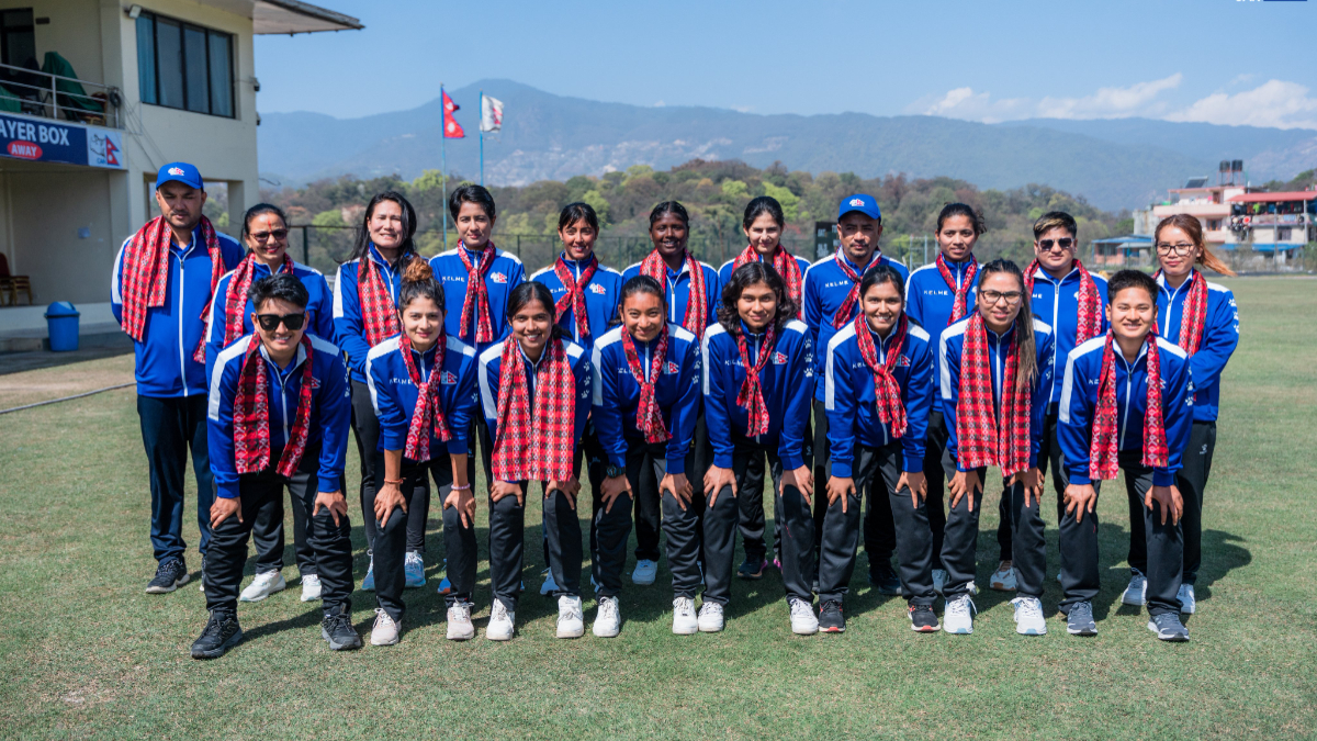 Thailand Women vs Nepal Women Cricket Match action