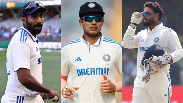 Jasprit Bumrah leading the Indian pace attack in a Test match