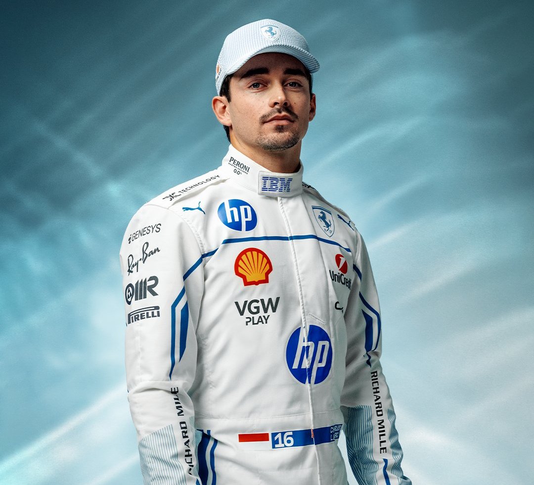 Charles Leclerc unveils his special Monaco Grand Prix suit