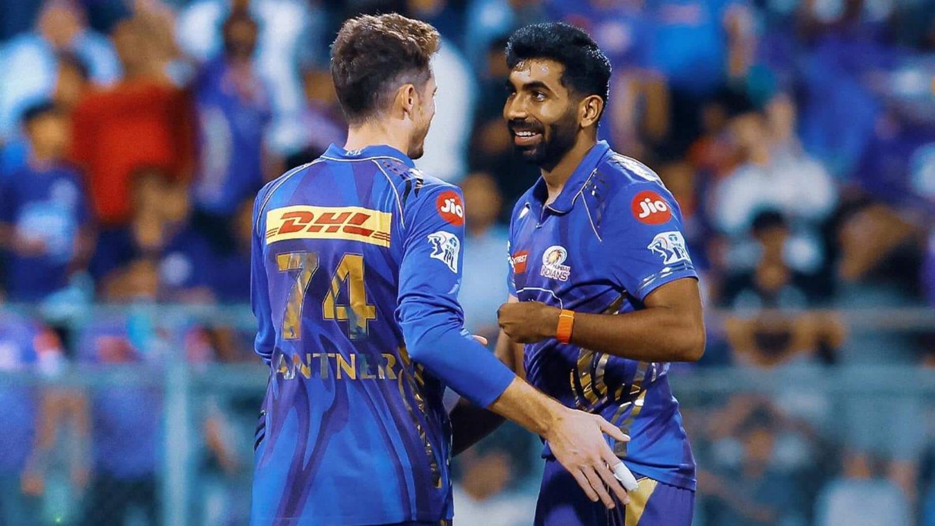 Sameer Rizvi during IPL 2025 match action